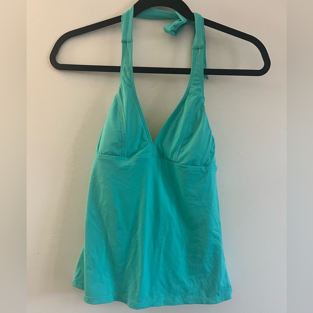 Title Nine Set It and Forget It Halter Tankini Top